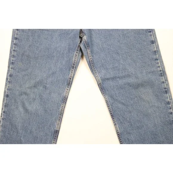Vintage 90s Levis 550 Mens 38x30 Distressed Relaxed Fit Denim Jeans Blue USA